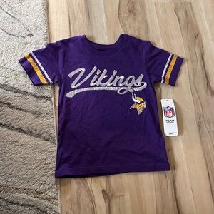 NFL Minnesota Vikings Purple Kids Tee
